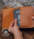 Reisepasshülle aus Leder - Hergestellt in den USA