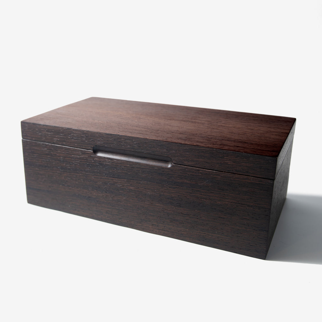 Humidor para puros - Wengué con revestimiento de cedro español - 80 unidades de capacidad