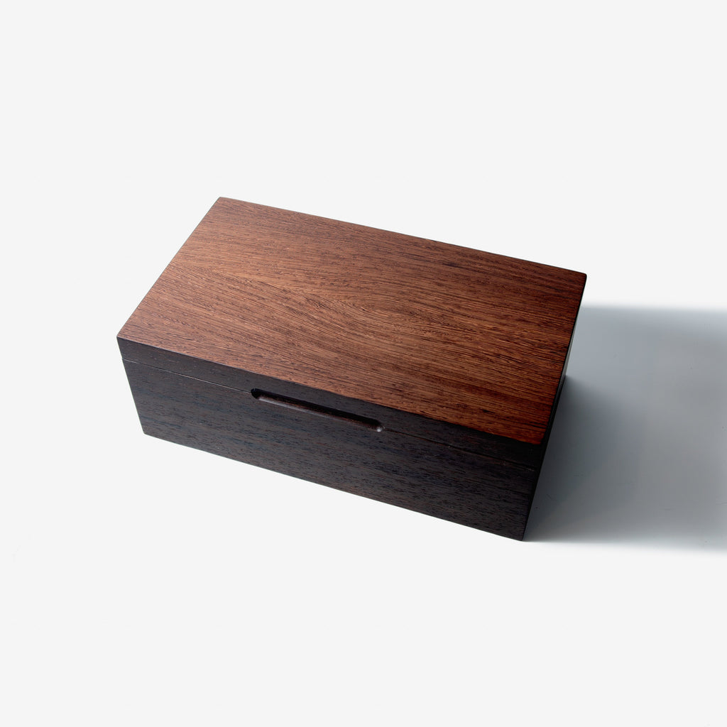 Humidor para puros - Wengué con revestimiento de cedro español - 80 unidades de capacidad