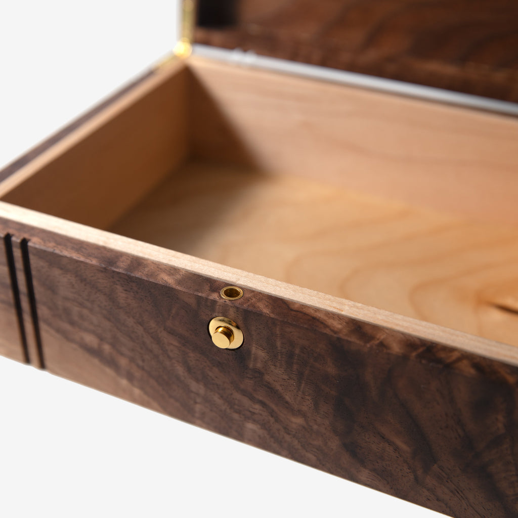 Keepsake Box - Black Walnut and Maple