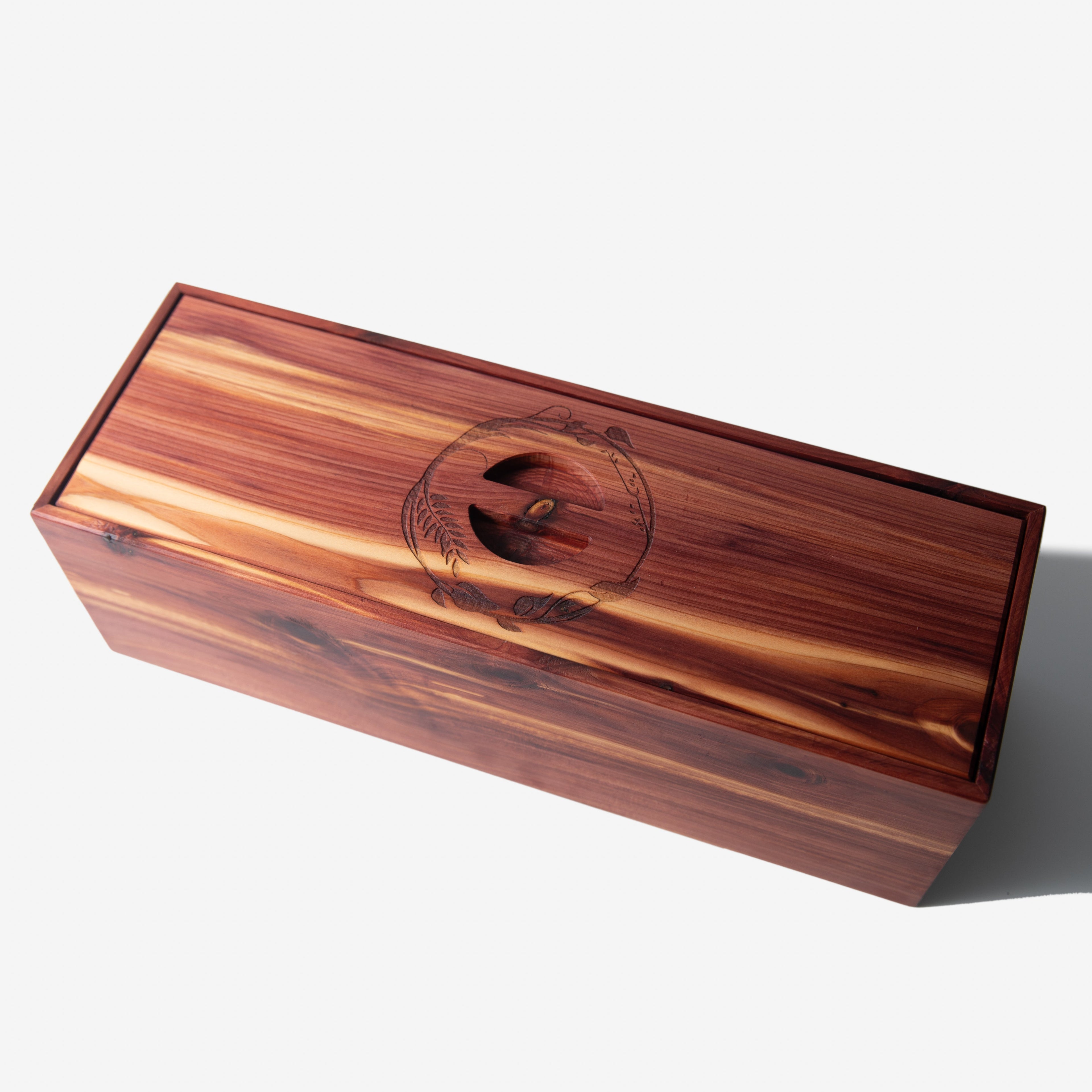 Tea Box - Red Cedar - 5 Compartments