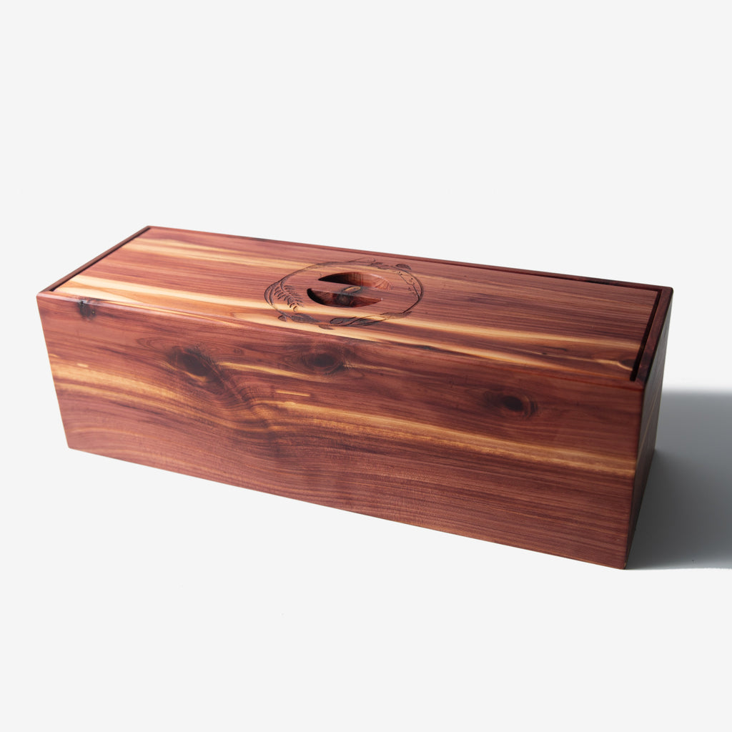 Tea Box - Red Cedar - 5 Compartments