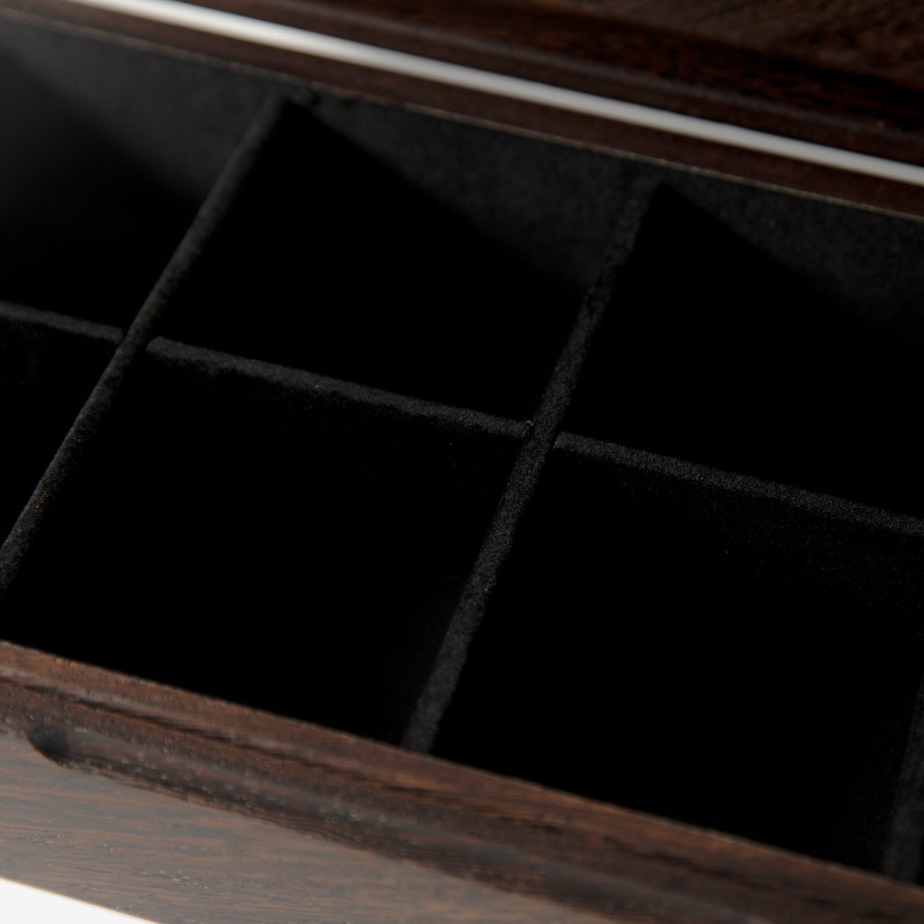 Caja para relojes - Madera de wengué - 8 compartimentos para relojes
