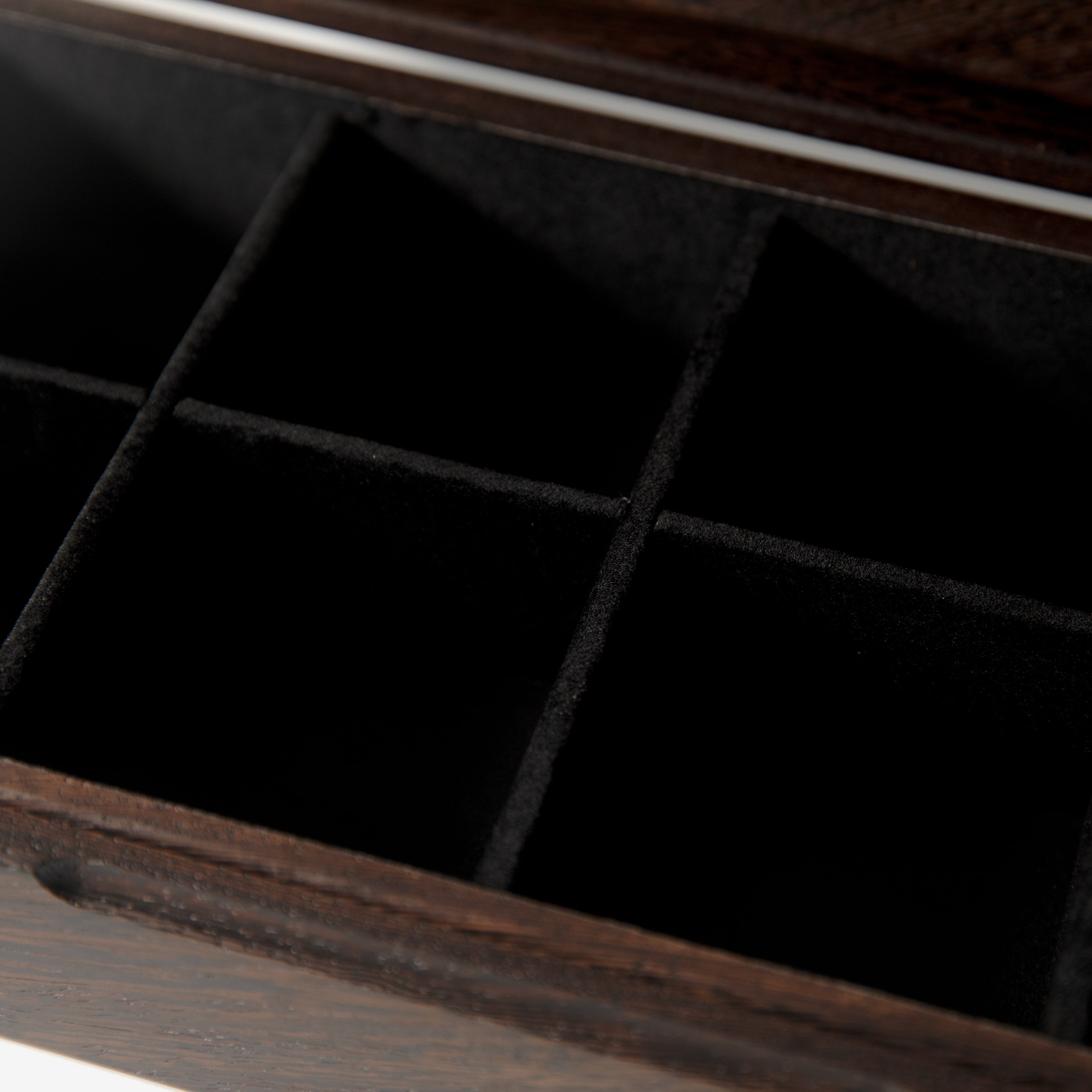 Caja para relojes - Madera de wengué - 8 compartimentos para relojes