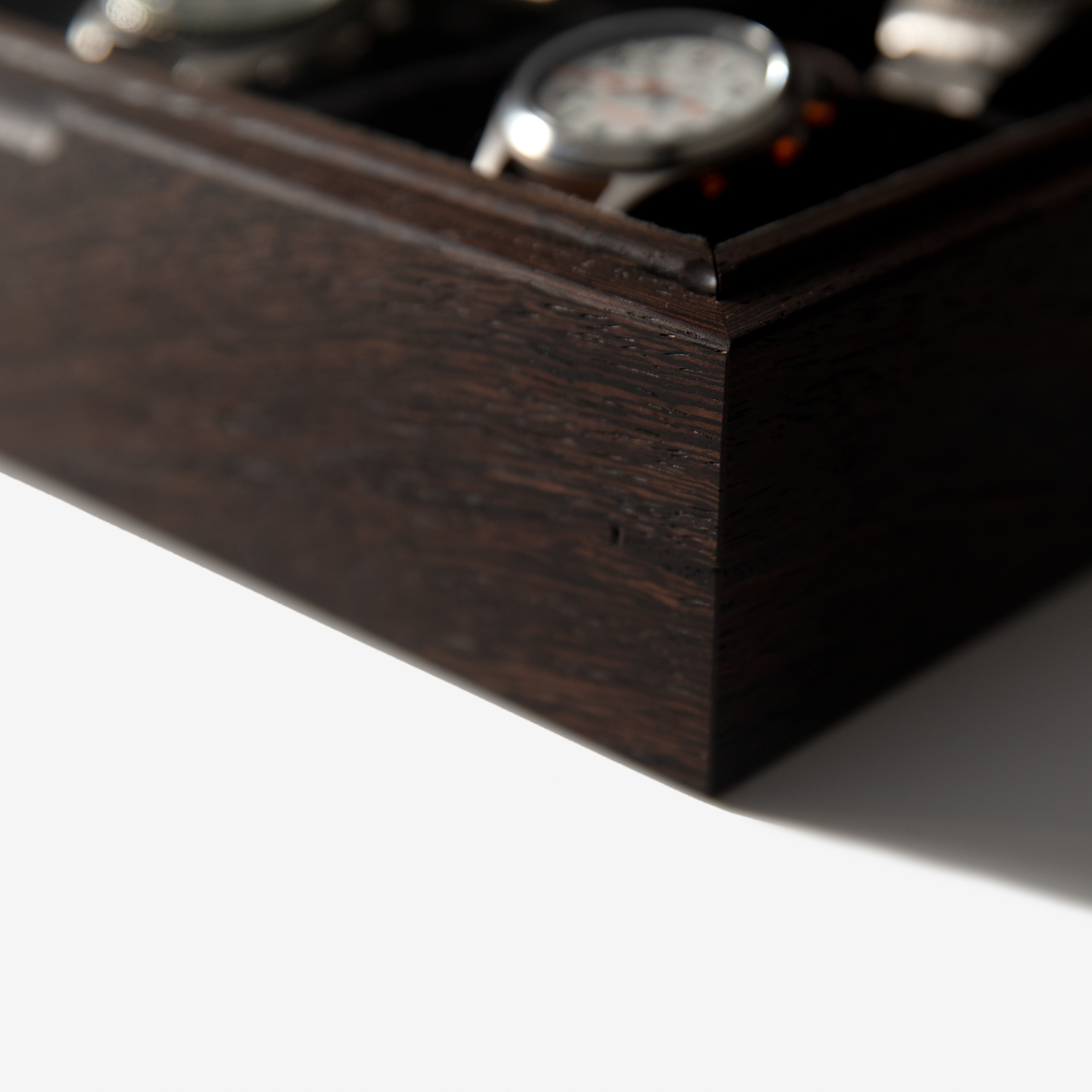 Caja para relojes - Madera de wengué - 8 compartimentos para relojes