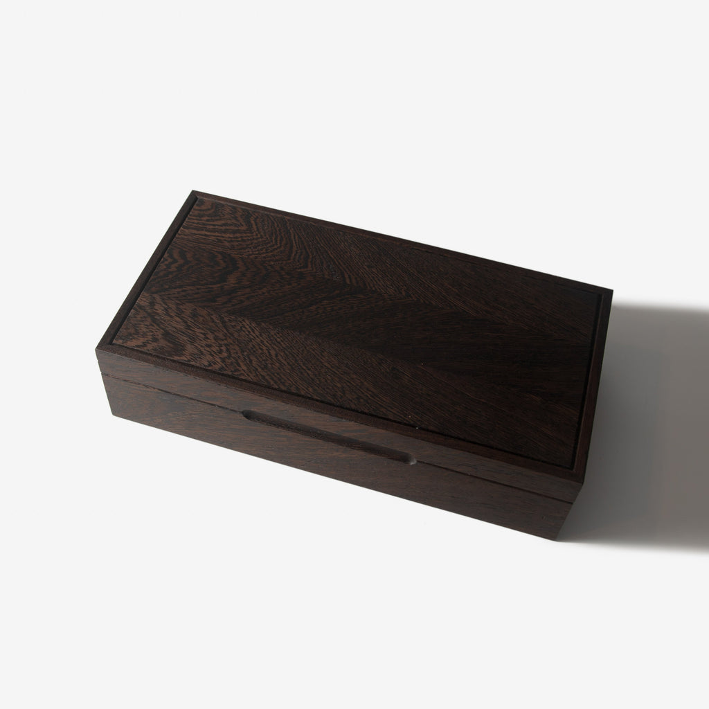 Caja para relojes - Madera de wengué - 8 compartimentos para relojes