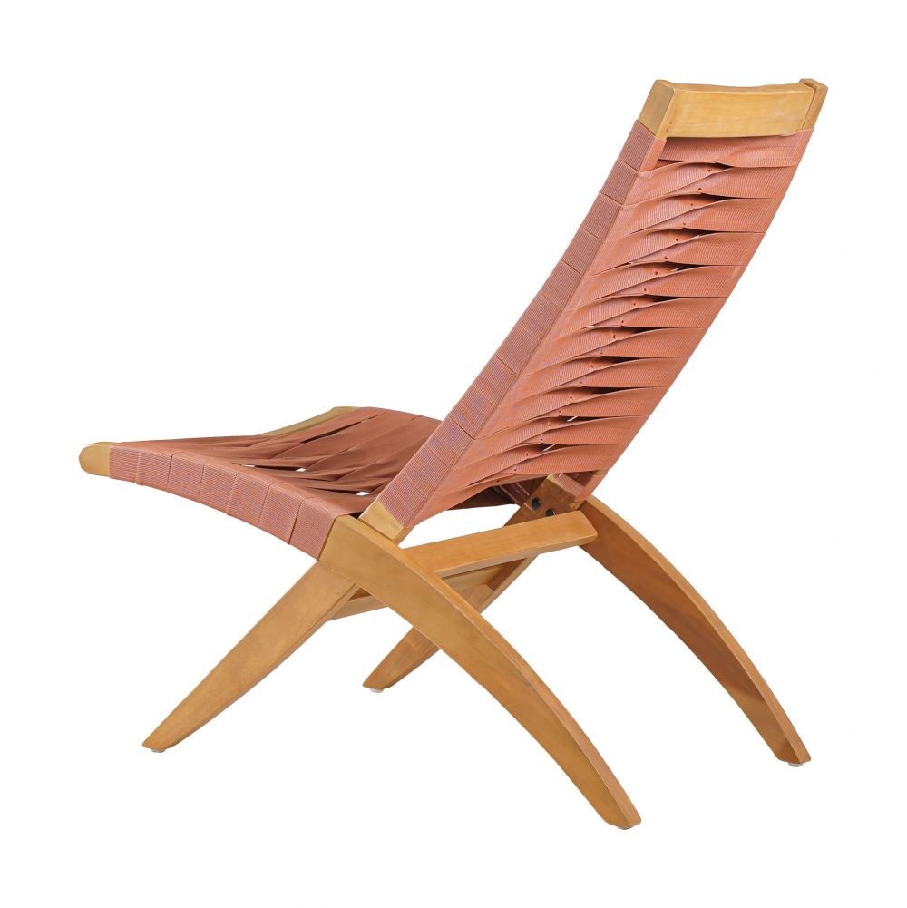 Rova Outdoor-Lounge-Sessel mit massivem Holzrahmen