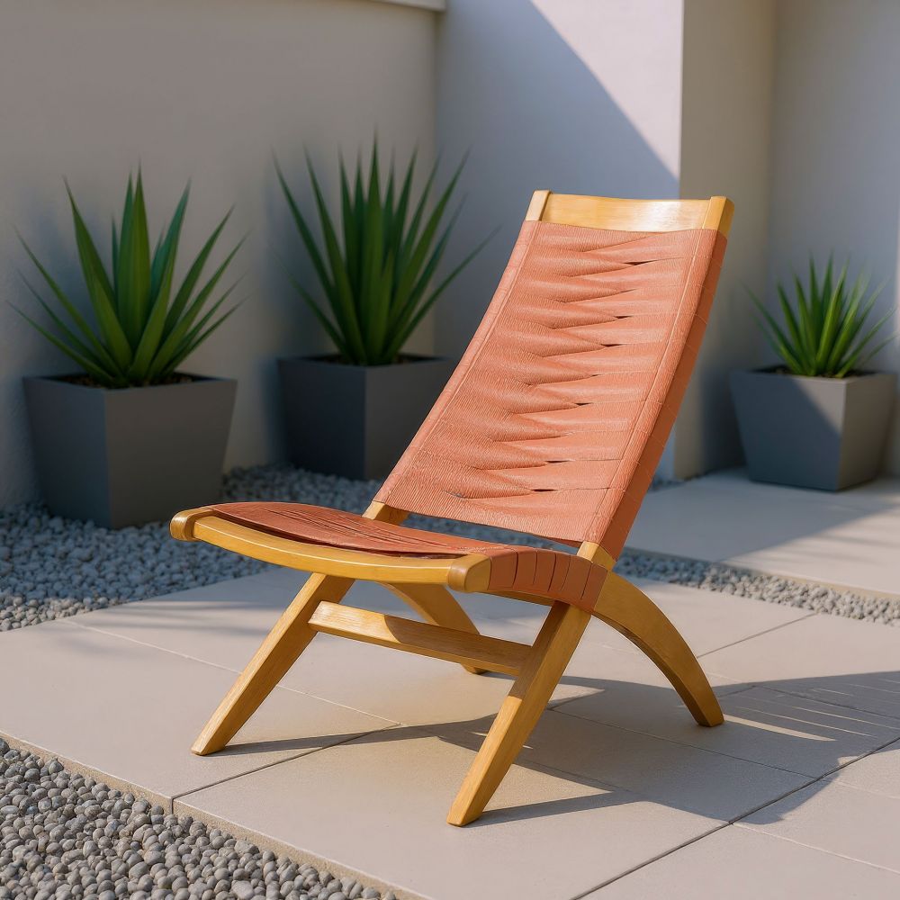 Rova Solid Wooden Frame Outdoor Lounge Chair