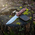 Cuchillo de Caza D2 Blue Creek | Funda de Cuero