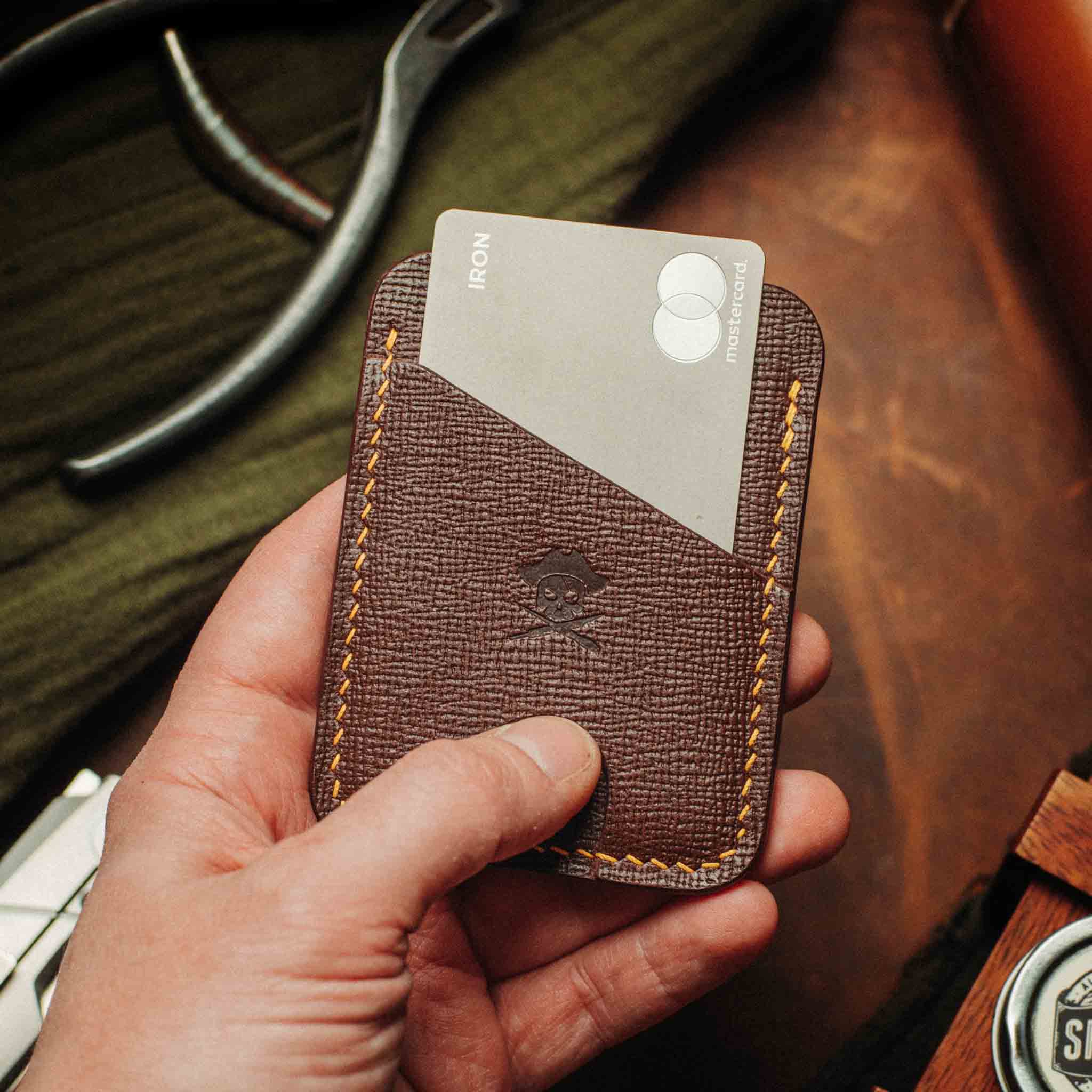 Pirate Goods Boatswain v4 Slim Wallet – Minimalistische Leder-EDC-Kartenhülle