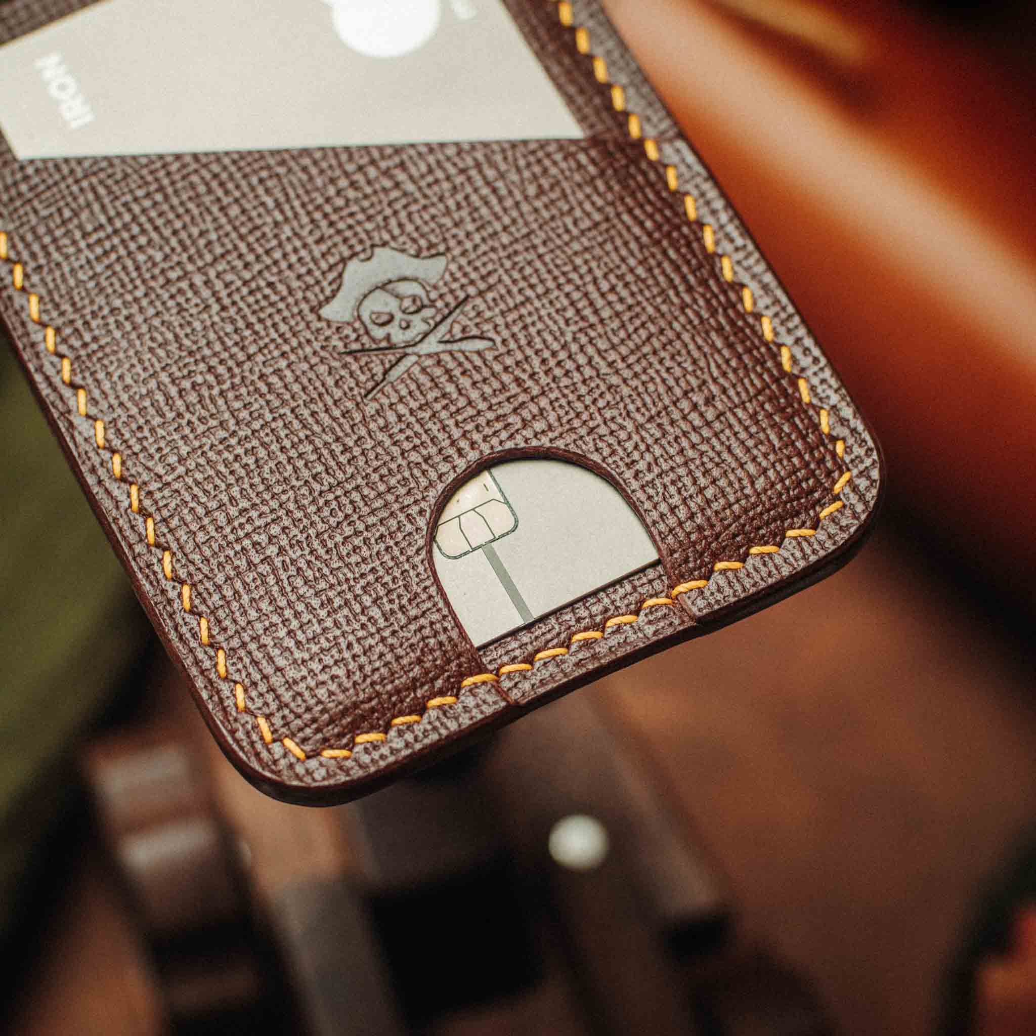 Pirate Goods Boatswain v4 Slim Wallet – Minimalistische Leder-EDC-Kartenhülle