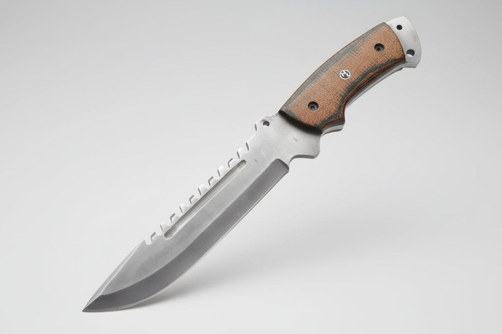 Cuchillo Bowie Hunter Point Acero D2 Mango G10