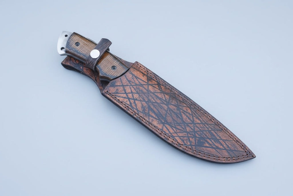 Cuchillo Bowie Hunter Point Acero D2 Mango G10
