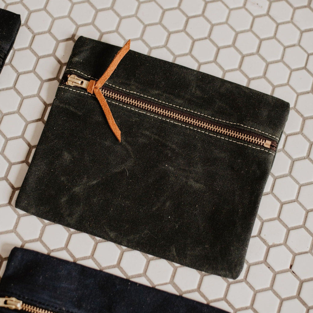 Waxed Canvas Utility-Tasche - Hergestellt in den USA