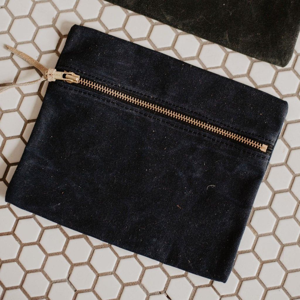 Waxed Canvas Utility-Tasche - Hergestellt in den USA